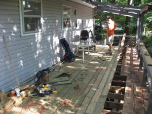 40ft of Decking at a time...