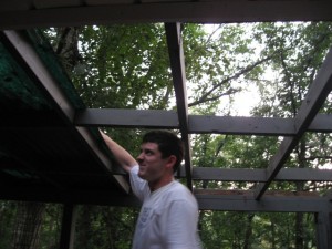 Taking down the old crappy cover