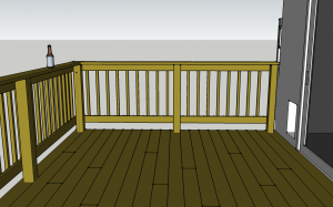 SketchUp export to match the photo.